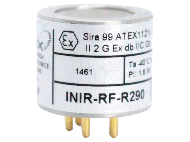 Sensor: gas; R290; Unom: 3,2÷5,25V; Bereik: 0÷2,1%; -40÷75°C; INIR Sensor: gas; R290; Unom: 3,2÷5,25V; Bereik: 0÷2,1%; -40÷75°C; INIR